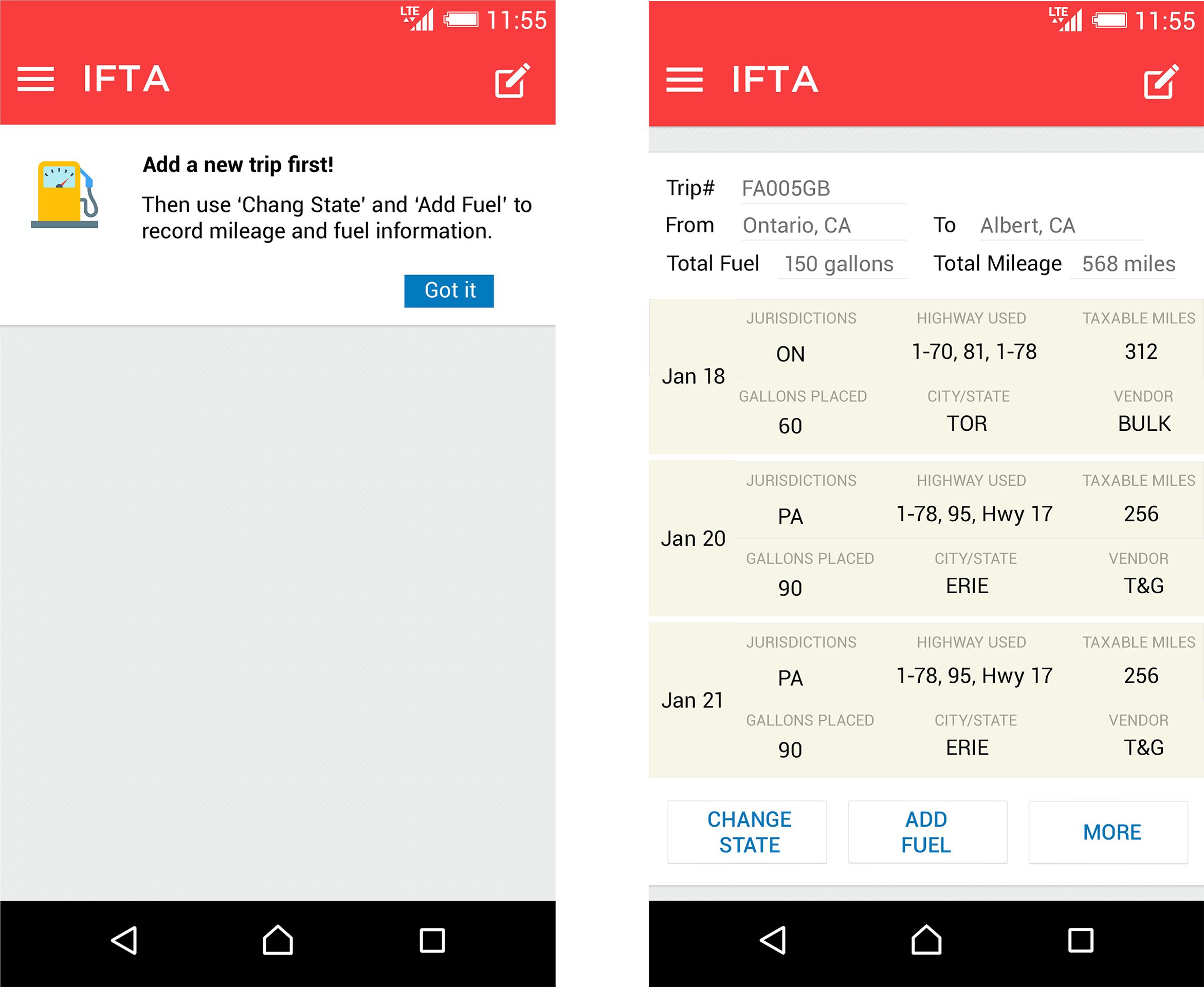 Micro Journey example